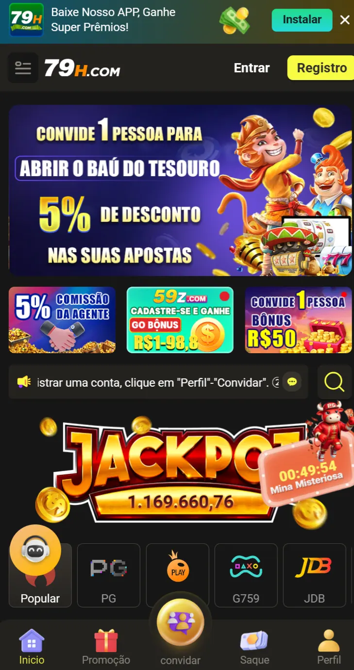 79h slots premiados com autenticação PIX Participe Grátis